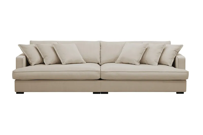 Rossita Lyx 3,5-sits Extra djup Soffa i Manchester - Greige — Scandinavian Choice