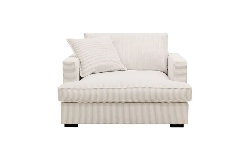 Rossita lyx Extra djup Fåtölj - Offwhite Manchester — Scandinavian Choice