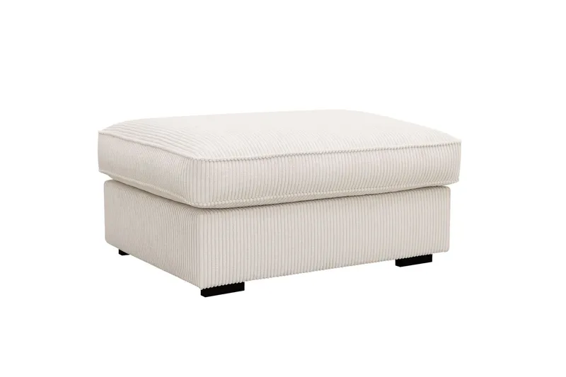 Rossita lyx Fotpall - Offwhite Manchester — Scandinavian Choice