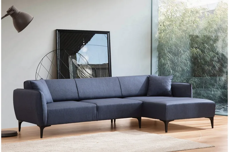 Rossland Divansoffa 3-sits - Blå (Art.nr 1720423) — Blå