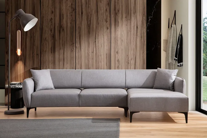 Rossland Divansoffa 3-sits - Grå (Art.nr 1720428) — Grå