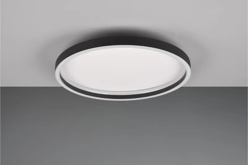 Rotonda LED Plafond rund mattsvart - Matt svart — Trio Lighting