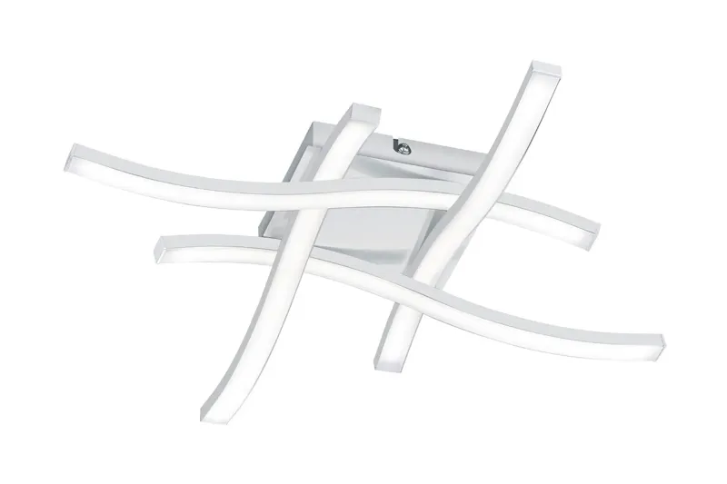 Route LED Plafond 4L mattvit - Matt vit — Trio Lighting