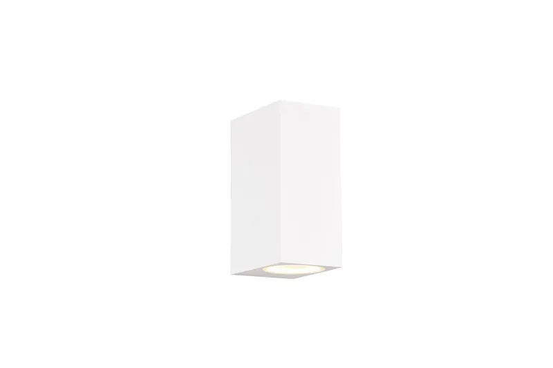 Roya Vägglampa 2xGU10 vit fyrkant - Vit — Trio Lighting