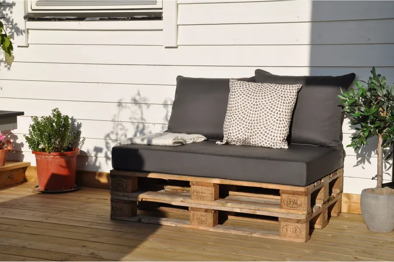 Royal Palle Sitsdyna 120x80 cm Vattenavvisande Svart - Fritab — Fritab