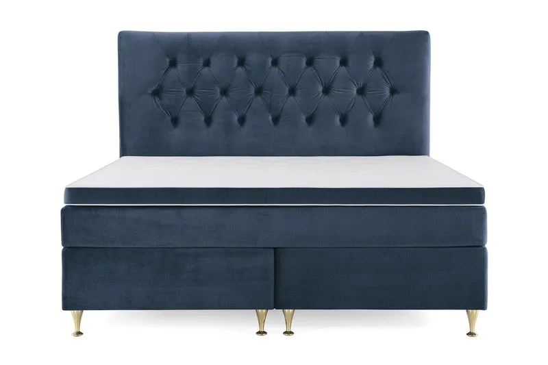 Royal Velvet Kontinentalsäng 160x200 cm - Mörkblå (Art.nr 243140) — Mörkblå