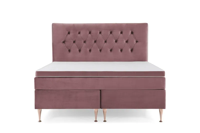 Royal Velvet Kontinentalsäng 160x200 cm - Rosa (Art.nr 243152) — Rosa