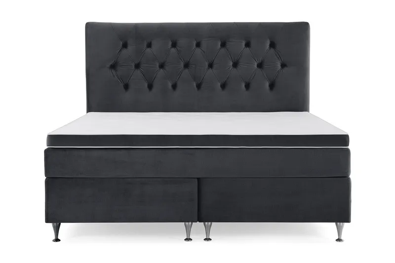 Royal Velvet Kontinentalsäng 160x200 cm - Svart (Art.nr 243164) — Svart
