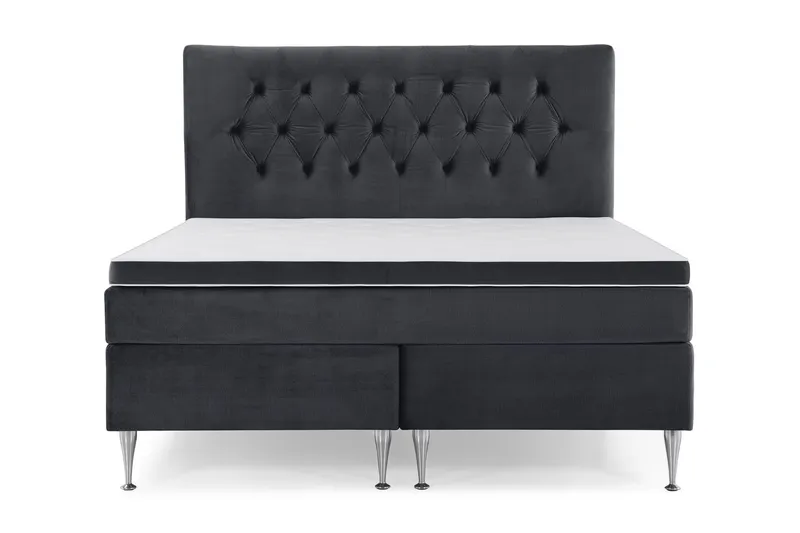 Royal Velvet Kontinentalsäng 160x200 cm - Svart (Art.nr 243165) — Svart