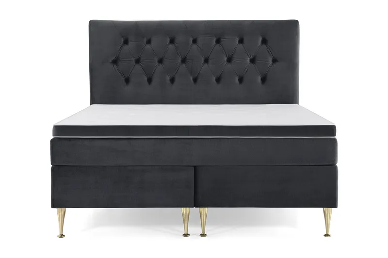 Royal Velvet Kontinentalsäng 180x200 cm - Svart (Art.nr 243204) — Svart