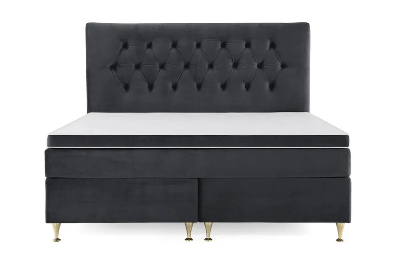 Royal Velvet Kontinentalsäng 180x200 cm - Svart (Art.nr 243203) — Svart
