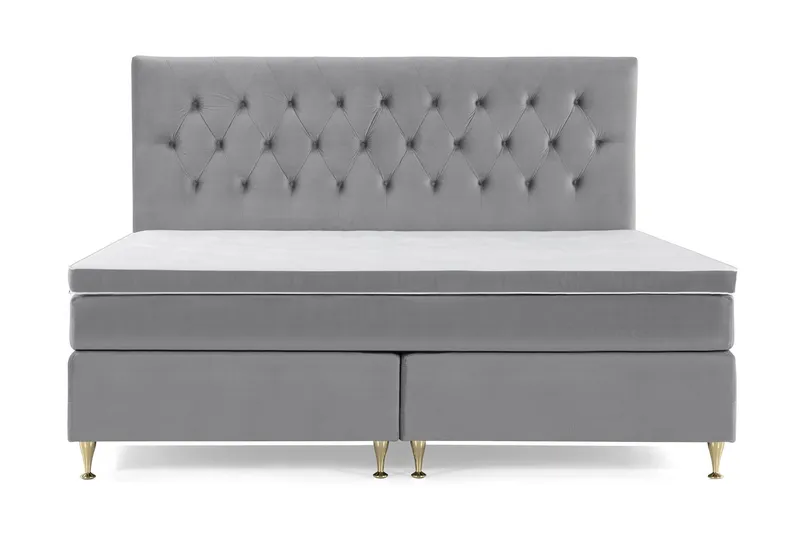 Royal Velvet Kontinentalsäng 210x210 cm - Ljusgrå (Art.nr 243212) — Ljusgrå