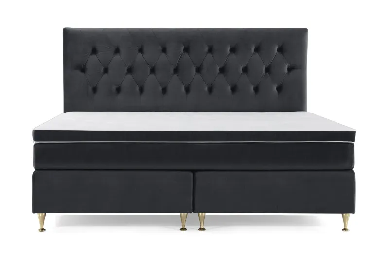 Royal Velvet Kontinentalsäng 210x210 cm - Svart (Art.nr 243248) — Svart