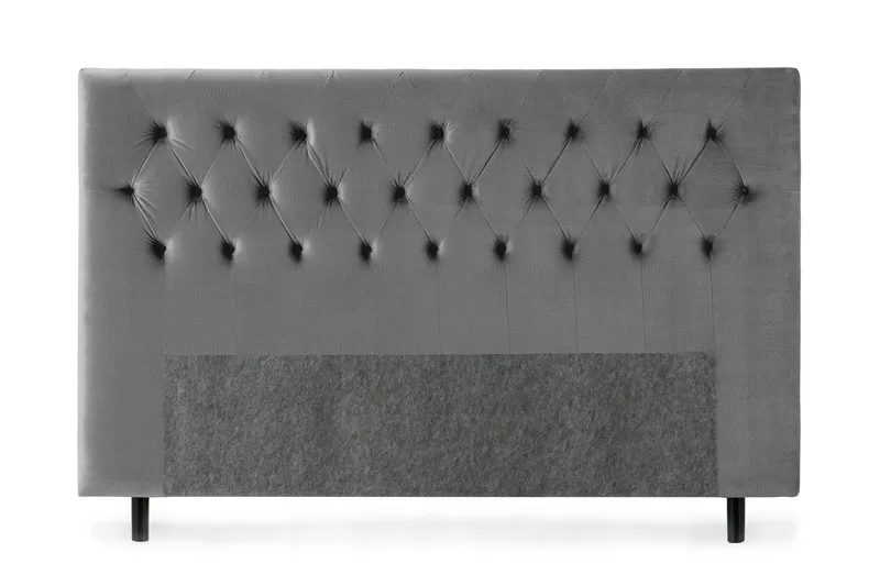 Royal Velvet Sänggavel 210 cm - Mörkgrå — Mörkgrå