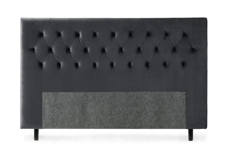 Royal Velvet Sänggavel 210 cm - Svart — Svart