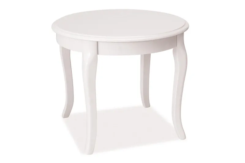 Royalin Sidobord 60 cm Runt - Vit — Vit