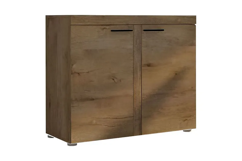 Rumba Skänk 97,2x40,3x82 cm LED-belysning - Beige/Brun/Grå — Concept 55