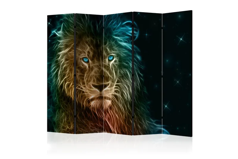 Rumsavdelare - Abstract lion... II 225x172 - Artgeist sp. z o. o. — Artgeist sp. z o. o.