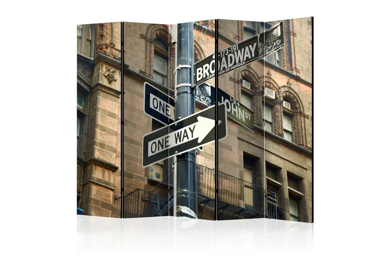 Rumsavdelare - All roads lead to Broadway II 225x172 - Artgeist sp. z o. o. — Artgeist sp. z o. o.