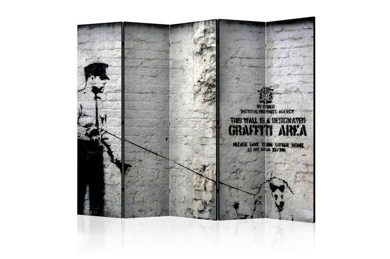 Rumsavdelare - Banksy - Graffiti Area II 225x172 - Artgeist sp. z o. o. — Artgeist sp. z o. o.