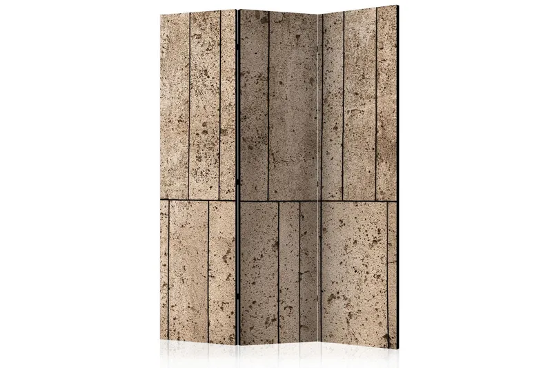 Rumsavdelare - Beige Wall 135x172 - Artgeist sp. z o. o. — Artgeist sp. z o. o.