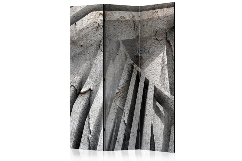 Rumsavdelare - Beton 3D 135x172 - Artgeist sp. z o. o. — Artgeist sp. z o. o.