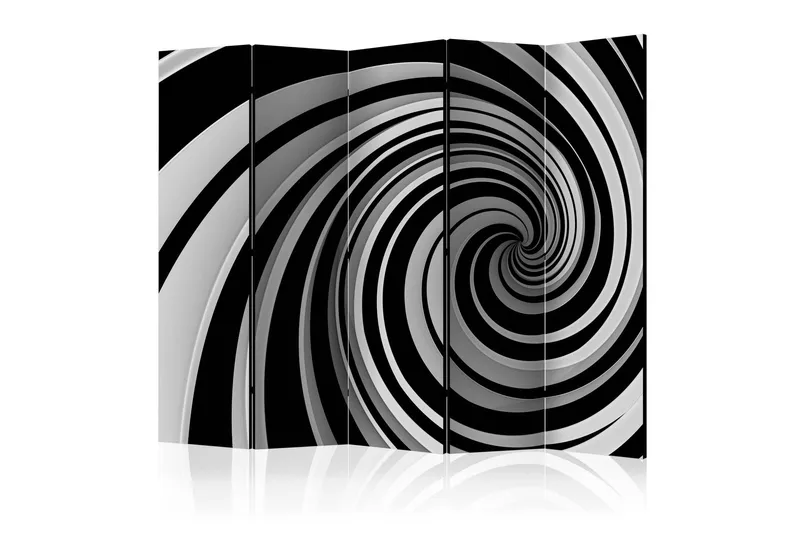 Rumsavdelare - Black and white swirl II 225x172 - Artgeist sp. z o. o. — Artgeist sp. z o. o.