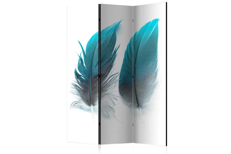 Rumsavdelare Blue Feathers 135x172 - Artgeist sp. z o. o. — Artgeist sp. z o. o.