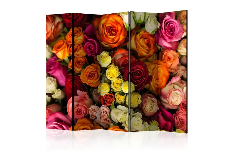 Rumsavdelare Bouquet of Roses II 225x172 cm - Artgeist sp. z o. o. — Artgeist sp. z o. o.