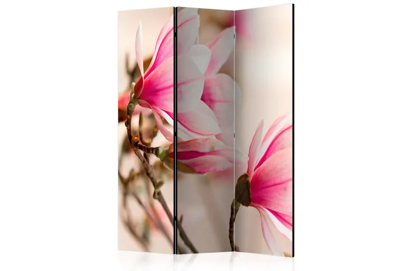 Rumsavdelare - Branch of magnolia tree 135x172 - Artgeist sp. z o. o. — Artgeist sp. z o. o.