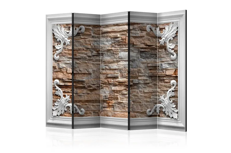 Rumsavdelare - Brick in the Frame (Brown) II 225x172 - Artgeist sp. z o. o. — Artgeist sp. z o. o.