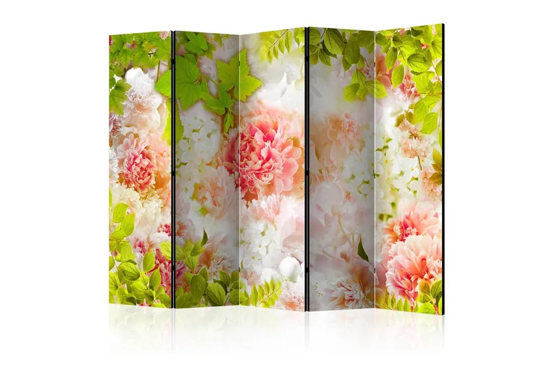 Rumsavdelare - Bright peonies II 225x172 - Artgeist sp. z o. o. — Artgeist sp. z o. o.