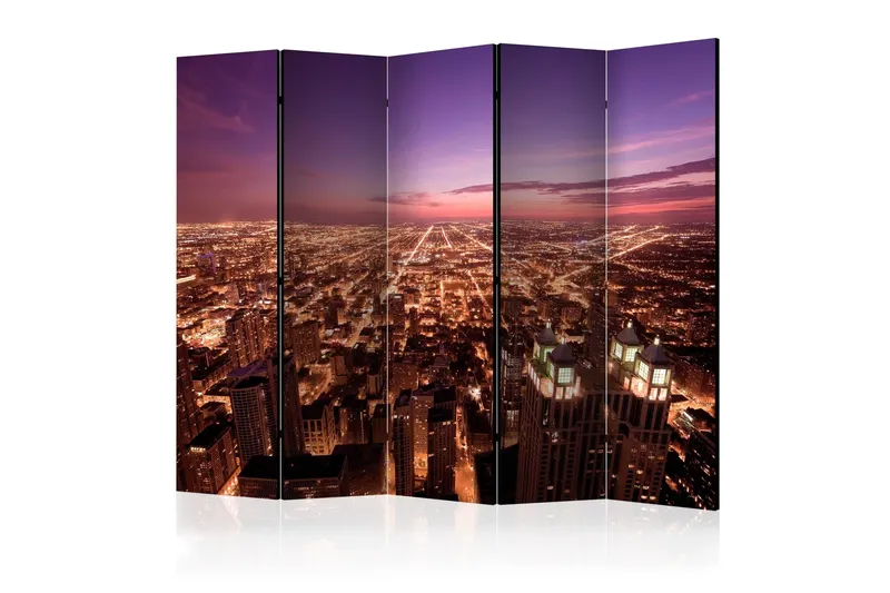 Rumsavdelare Chicago Panorama II 225x172 cm - Artgeist sp. z o. o. — Artgeist sp. z o. o.