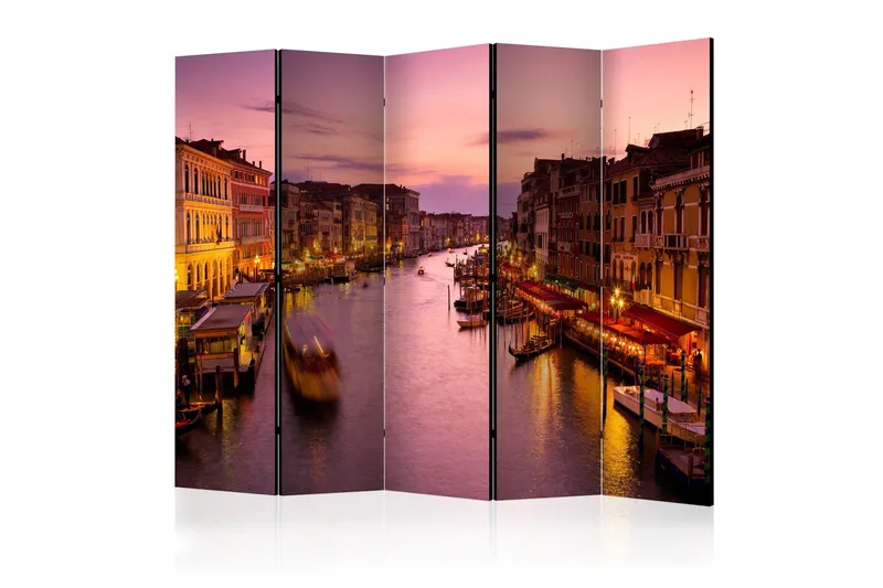 Rumsavdelare City of Lovers, Venice by Night II 225x172 cm - Artgeist sp. z o. o. — Artgeist sp. z o. o.