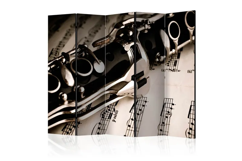 Rumsavdelare - Clarinet and music notes II 225x172 - Artgeist sp. z o. o. — Artgeist sp. z o. o.