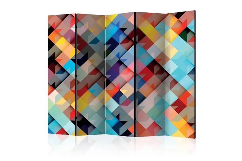 Rumsavdelare - Colour Patchwork II 225x172 - Artgeist sp. z o. o. — Artgeist sp. z o. o.
