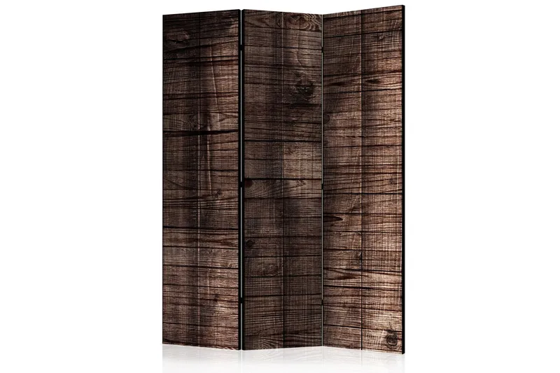 Rumsavdelare Dark Brown Boards 135x172 cm - Artgeist sp. z o. o. — Artgeist sp. z o. o.