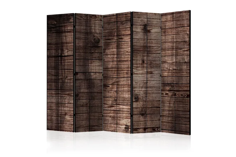 Rumsavdelare Dark Brown Boards II 225x172 cm - Artgeist sp. z o. o. — Artgeist sp. z o. o.