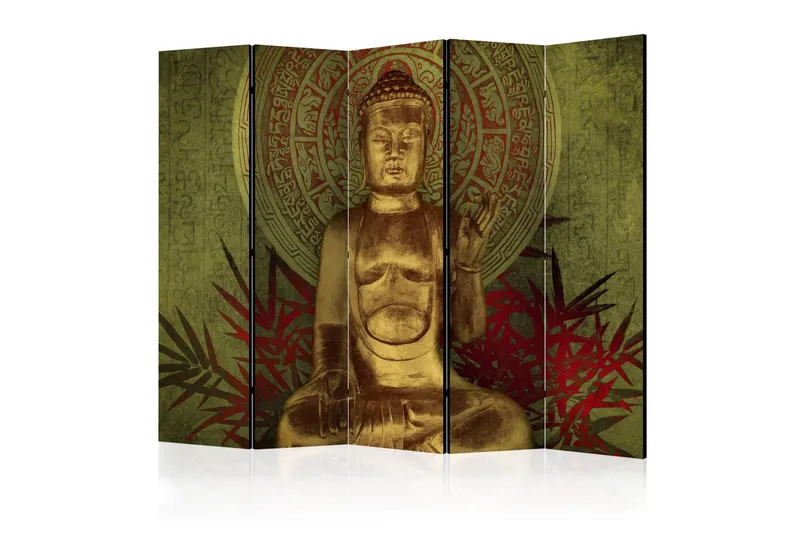 Rumsavdelare - Golden Buddha II 225x172 - Artgeist sp. z o. o. — Artgeist sp. z o. o.