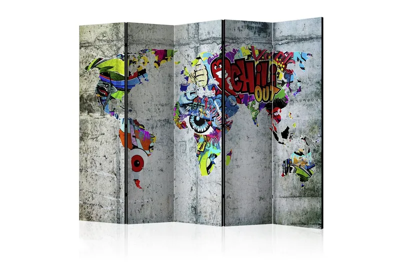 Rumsavdelare Graffiti World 225x172 - Artgeist sp. z o. o. — Artgeist sp. z o. o.