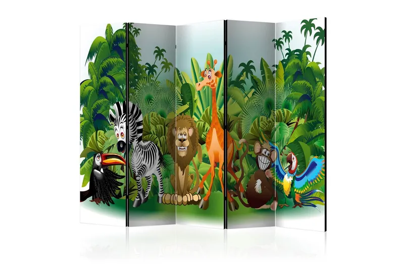 Rumsavdelare - Jungle Animals II 225x172 - Artgeist sp. z o. o. — Artgeist sp. z o. o.