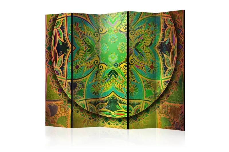 Rumsavdelare - Mandala: Emerald Fantasy II 225x172 - Artgeist sp. z o. o. — Artgeist sp. z o. o.