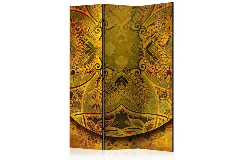 Rumsavdelare Mandala: Golden Power I 135x172 cm - Artgeist sp. z o. o. — Artgeist sp. z o. o.