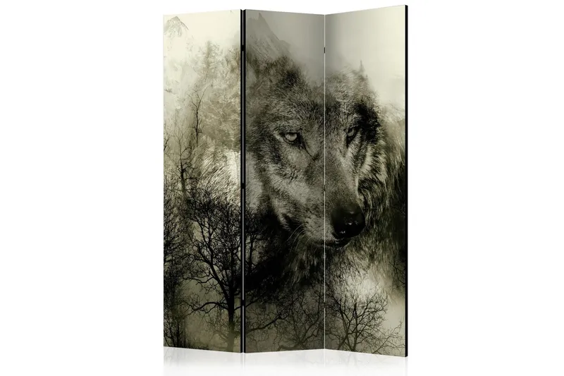 Rumsavdelare Mountain Predator Beige 135x172 cm - Artgeist sp. z o. o. — Artgeist sp. z o. o.