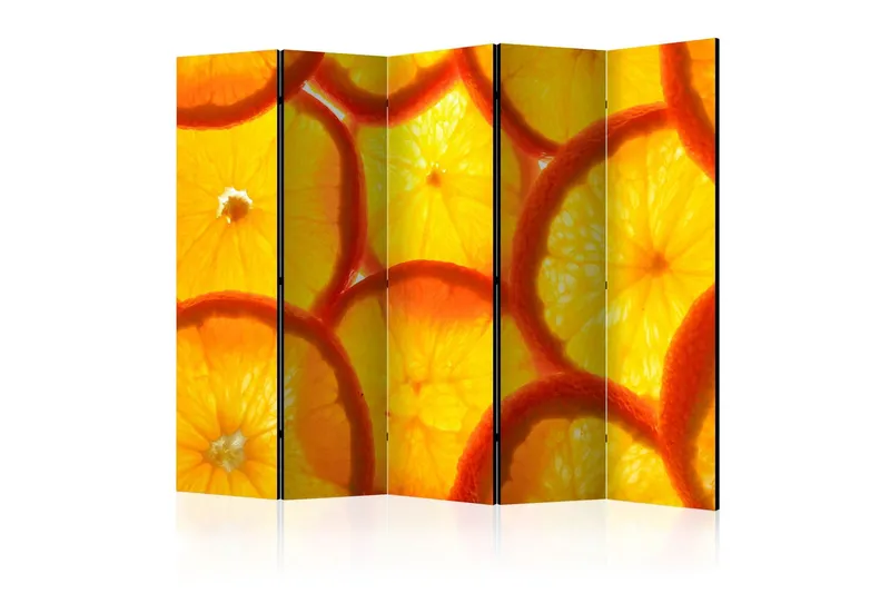 Rumsavdelare Orange Slices II 225x172 cm - Artgeist sp. z o. o. — Artgeist sp. z o. o.