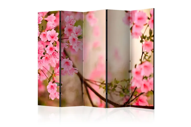 Rumsavdelare - Pink azalea II 225x172 - Artgeist sp. z o. o. — Artgeist sp. z o. o.