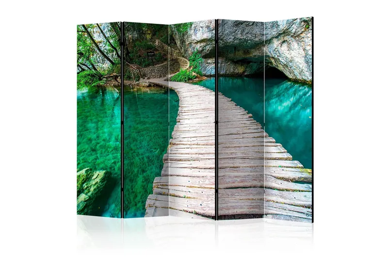 Rumsavdelare Plitvice Lakes National Park 225x172 cm - Artgeist sp. z o. o. — Artgeist sp. z o. o.
