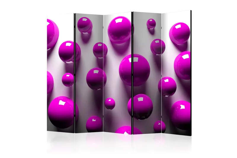 Rumsavdelare - Purple Balls II 225x172 - Artgeist sp. z o. o. — Artgeist sp. z o. o.