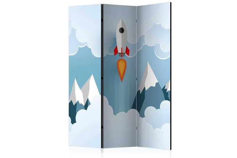 Rumsavdelare Rocket in the Clouds 135x172 cm - Artgeist sp. z o. o. — Artgeist sp. z o. o.