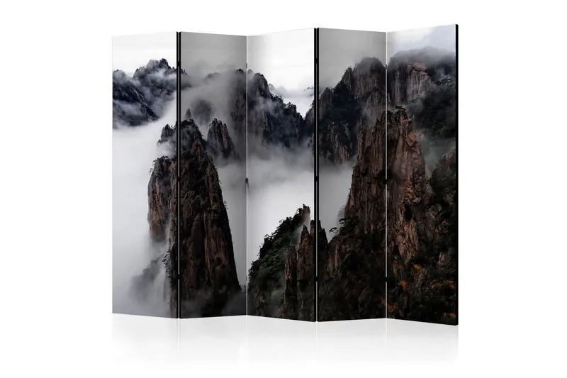Rumsavdelare - Sea of clouds in Huangshan Mountain25x172 - Artgeist sp. z o. o. — Artgeist sp. z o. o.